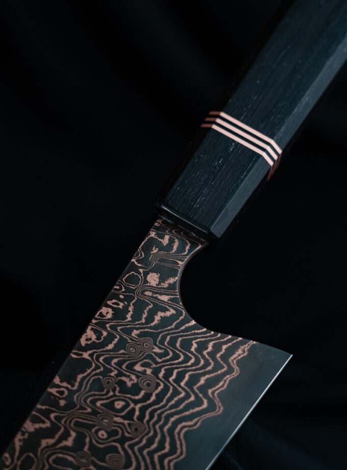 Copper Damascus Gyuto