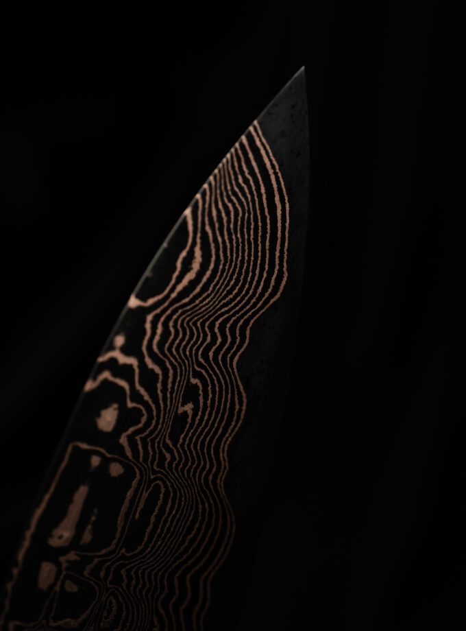 Copper Damascus Gyuto