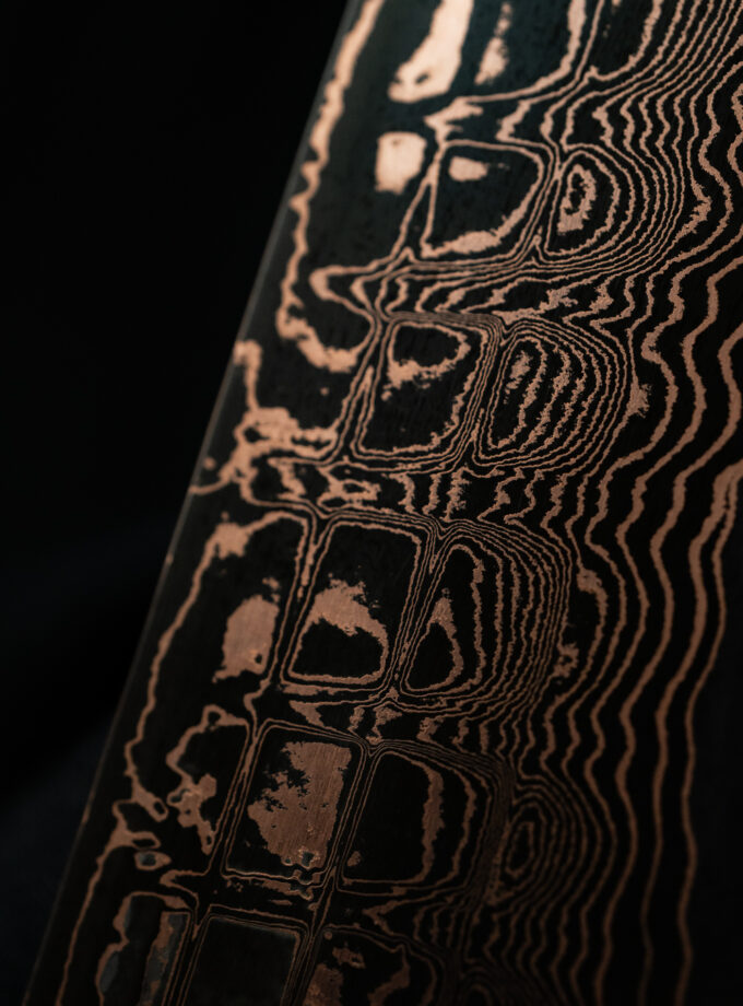 Copper Damascus Gyuto