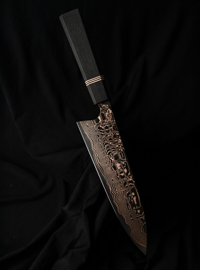 Copper Damascus Gyuto
