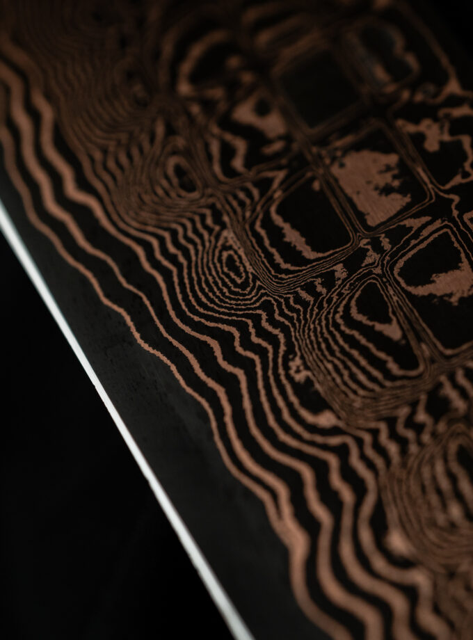 Copper Damascus Gyuto