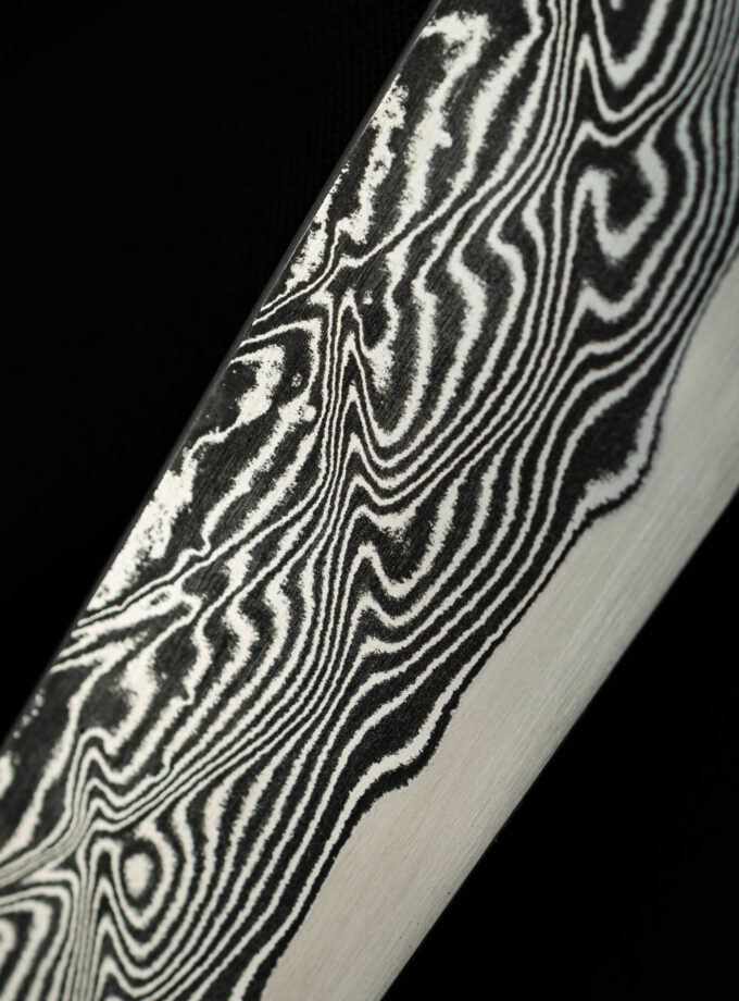 Stainless damascus kiritsuke sujihiki