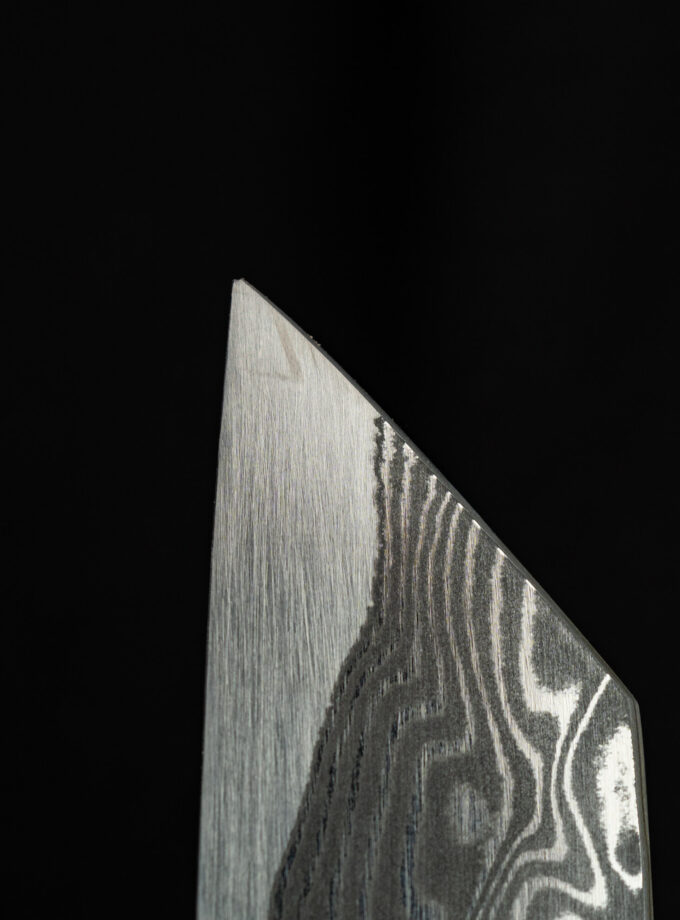 Stainless damascus kiritsuke sujihiki