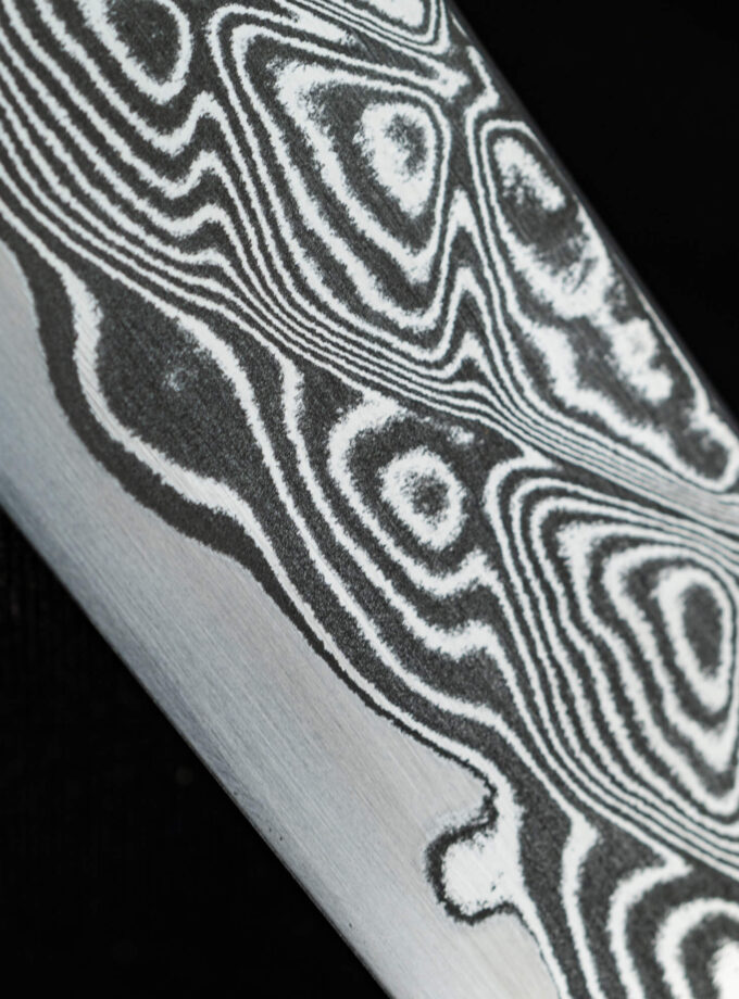 Stainless damascus kiritsuke sujihiki